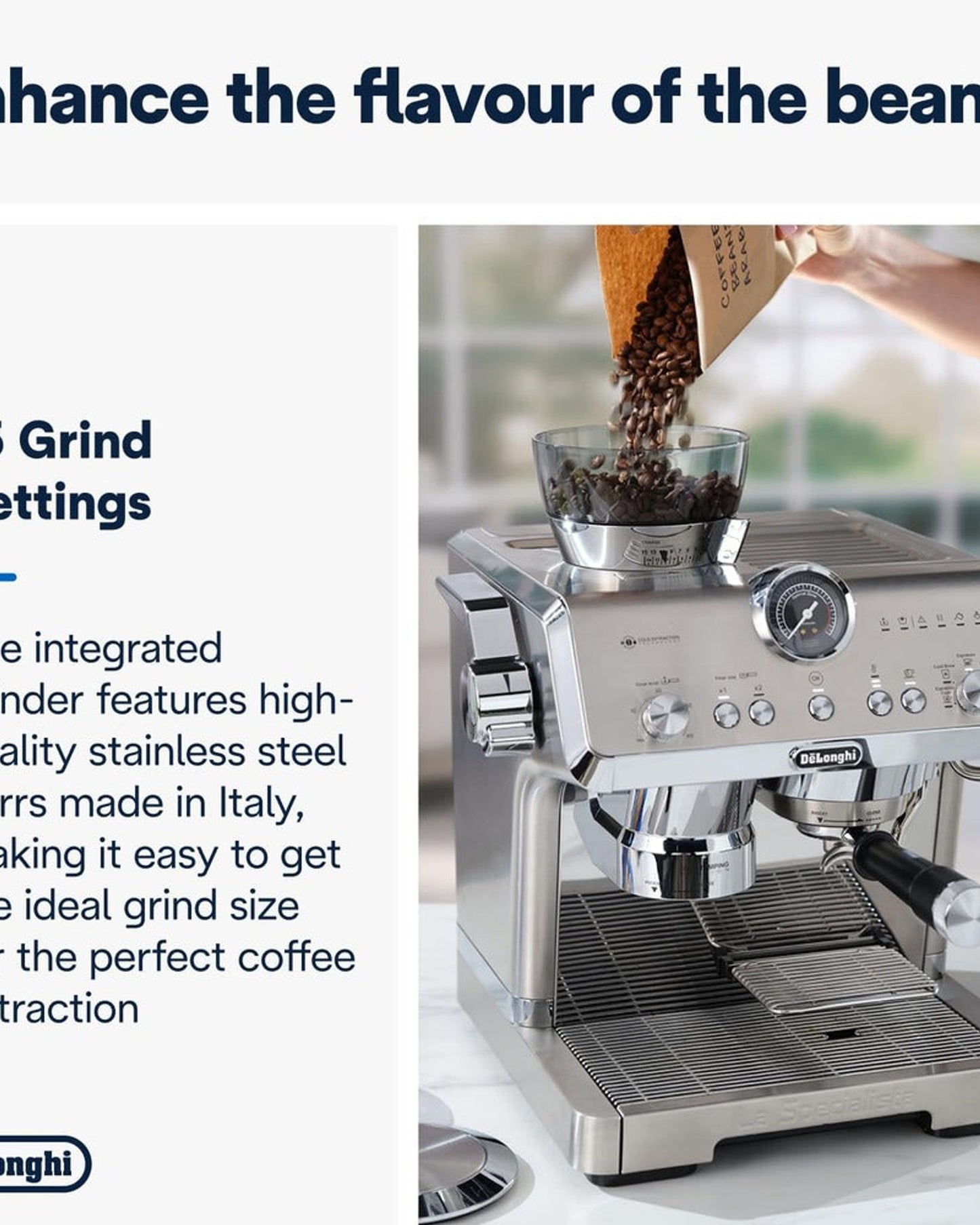 De'Longhi Barista LA SPECIALISTA OPERA Semi-Automatic Espresso Coffee Machine