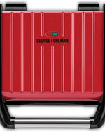 George Foreman Medium Steel Grill Family, Red 1650W - 25040