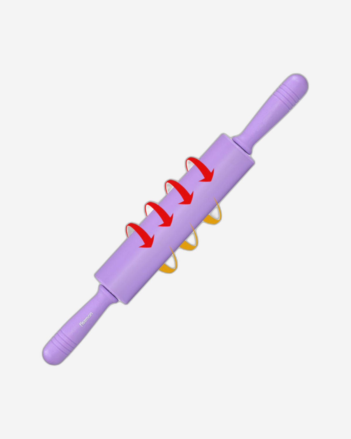 Fissman Rolling Pin Silicone Lightweight Purple 47cm