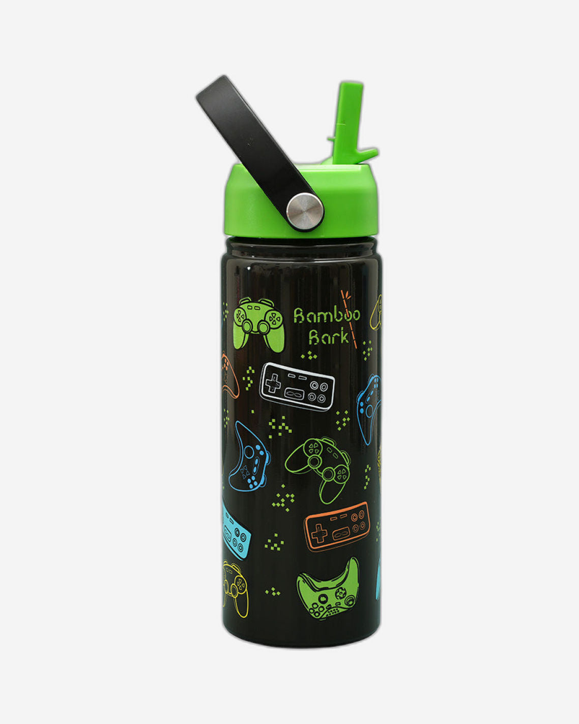Bamboo Bark Water Bottle 500 ml for kids Gaming Print