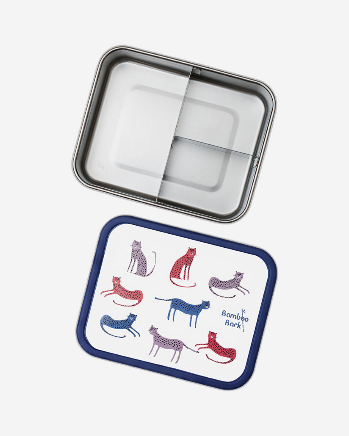 Bamboo Bark Leopard Steel Lunch Box