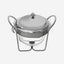 Regent Folio Stainless Steel Round Soup Cover/Warmer/Ladle 4Lt