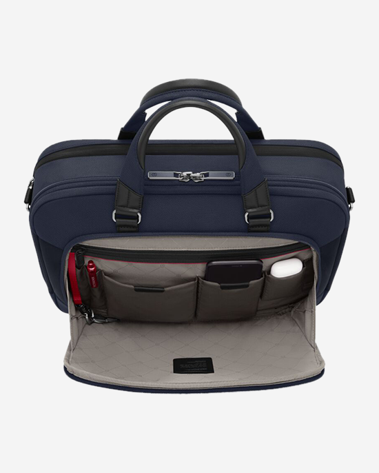 Victorinox Werks Traveler 7.0 Deluxe Briefcase Navy Blue