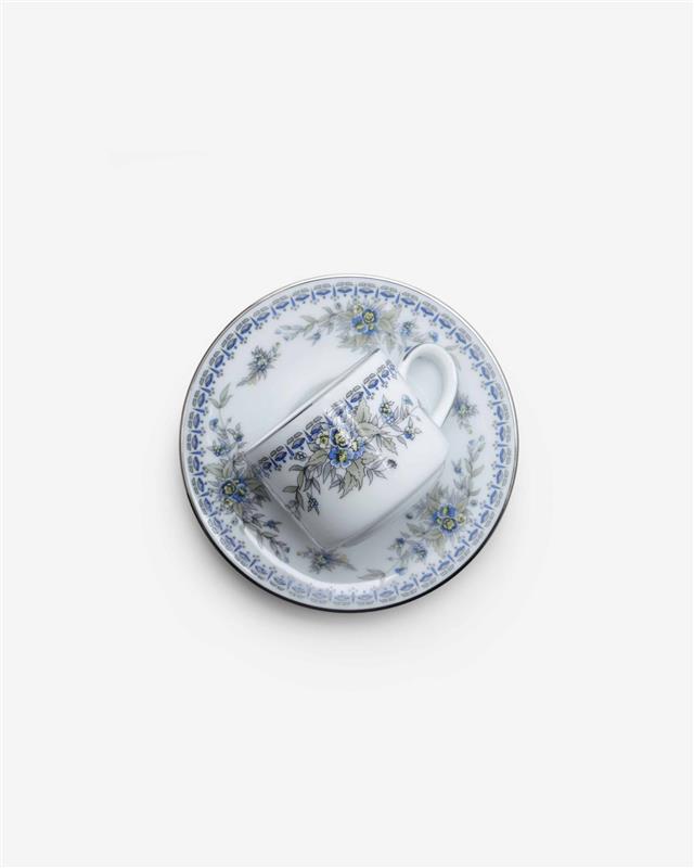Dankotuwa Treasure Blue Coffee Cup & Saucer Set