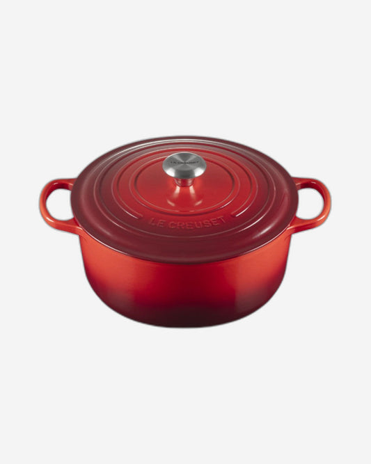 LE CREUSET ROUND FRENCH OVEN 28CM CHERRY RED - 21177280602430