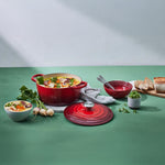 Le Creuset Round French Oven 28cm Cherry Red