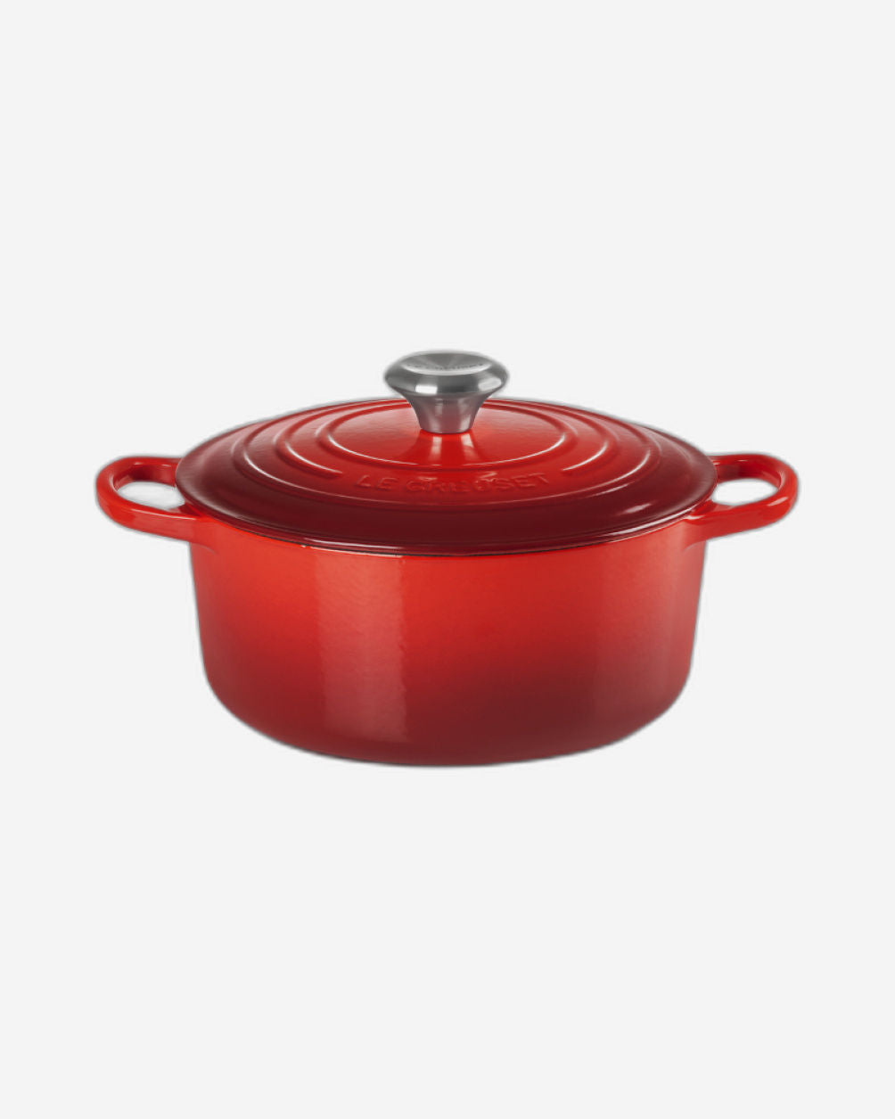 Le cresuet Round French Oven 24Cm Sig. Cherry Red - 21177240602430