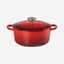 Le Creuset Round French Oven 24cm Cherry Red Sig