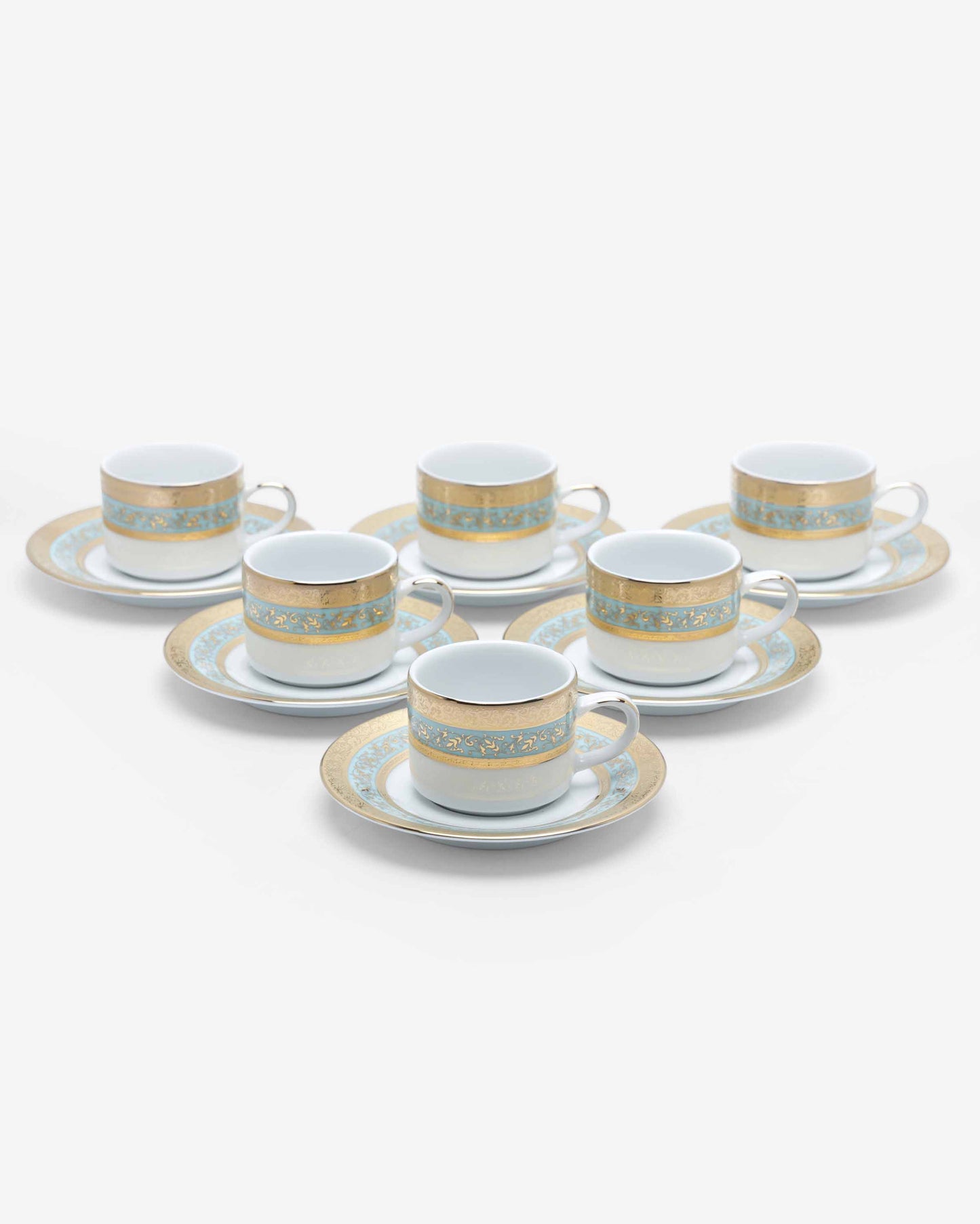 Dankotuwa Evarmin16 Gold Coffee Cup & Saucer Set