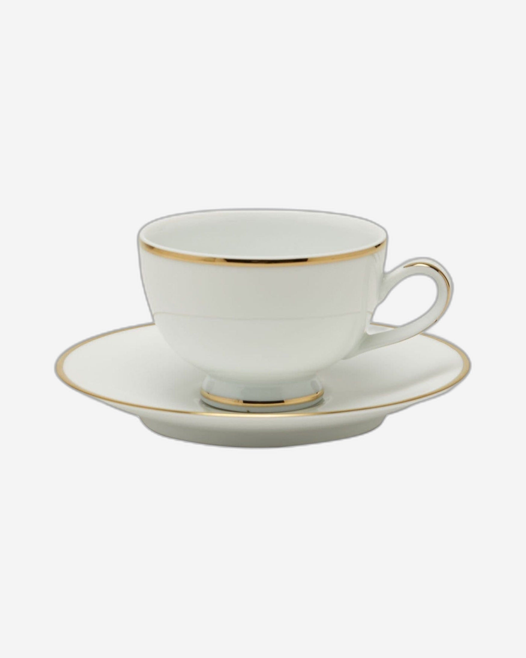Dankotuwa 3Mm Gold 1+1 Tea Cup & Saucer - 3Mmgld-0889/0887