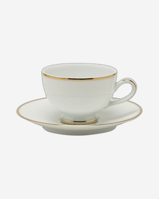 Dankotuwa 3Mm Gold 1+1 Tea Cup & Saucer - 3Mmgld-0889/0887