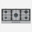 Bosch Gas Hob 5 Burners Wok Cast Iron Steel