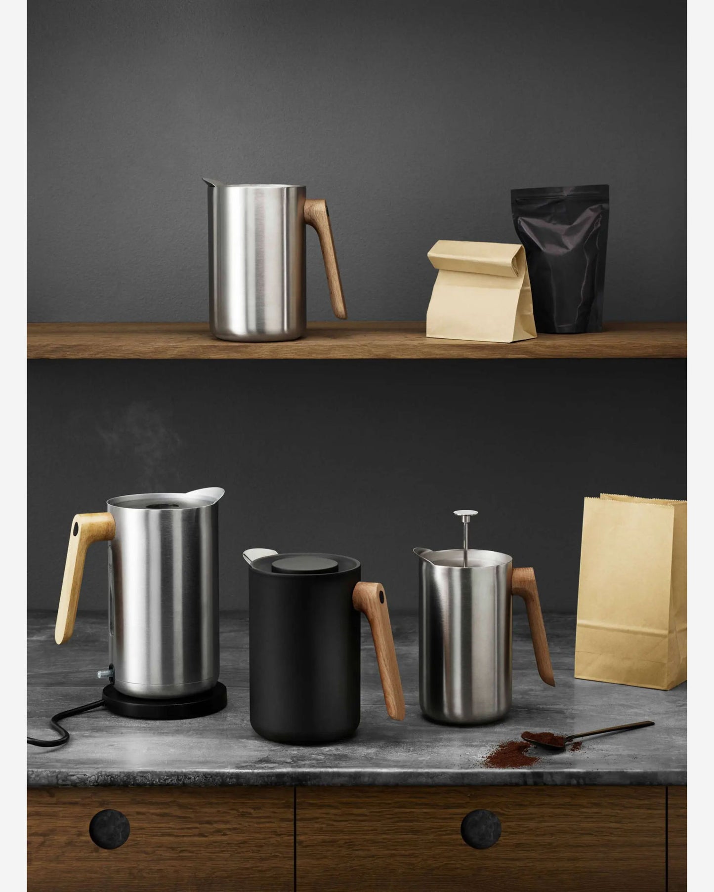 Eva Solo 502757 Vacuum jug  1.0 l  Nordic kitchen  Stainless Steel