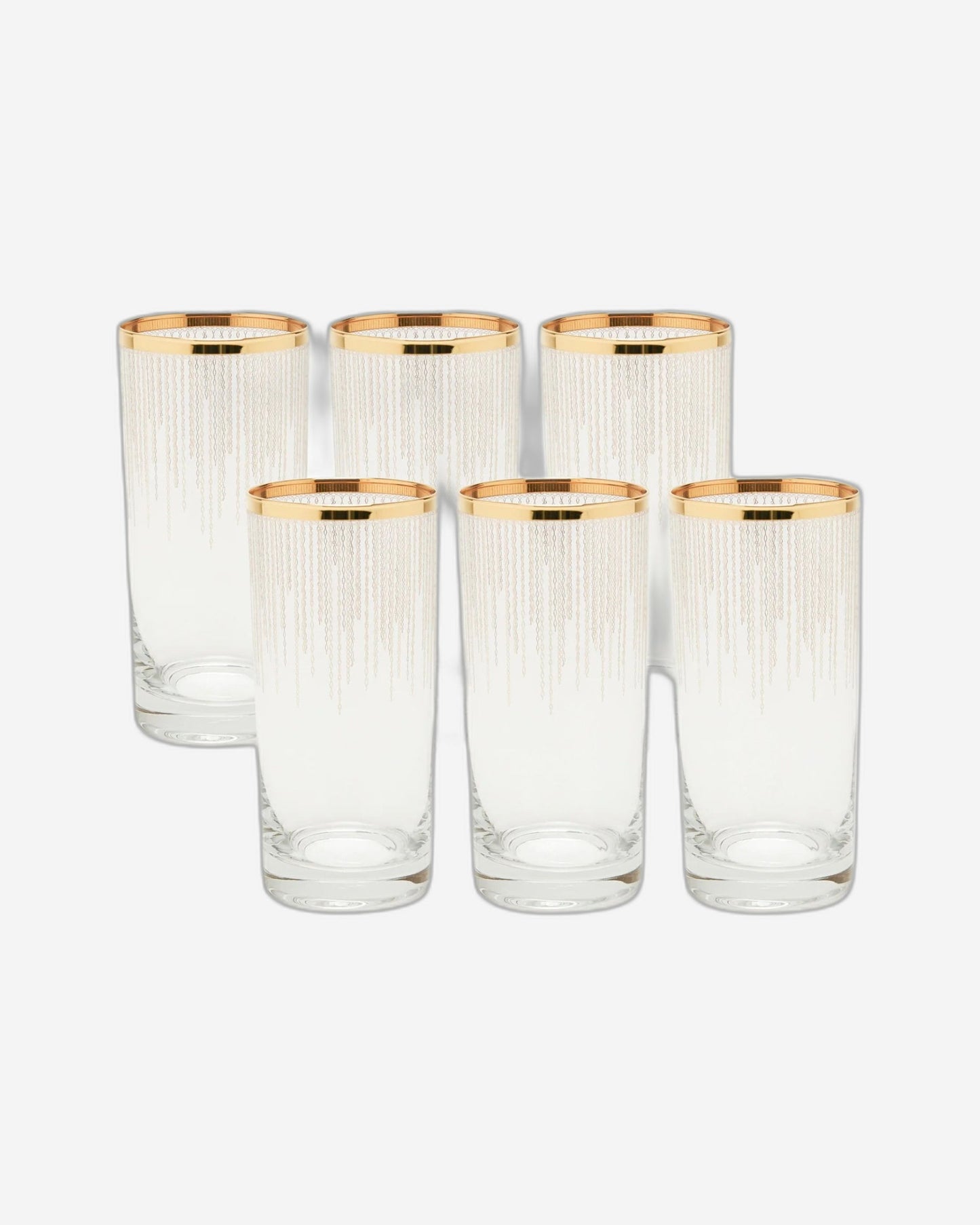 Combi Casilda Gold 6pcs Set Long Tumbler 370