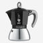 BIALETTI NEW MOKA INDUCTION COFFEE MAKER BLACK 6 CUPS - 6936
