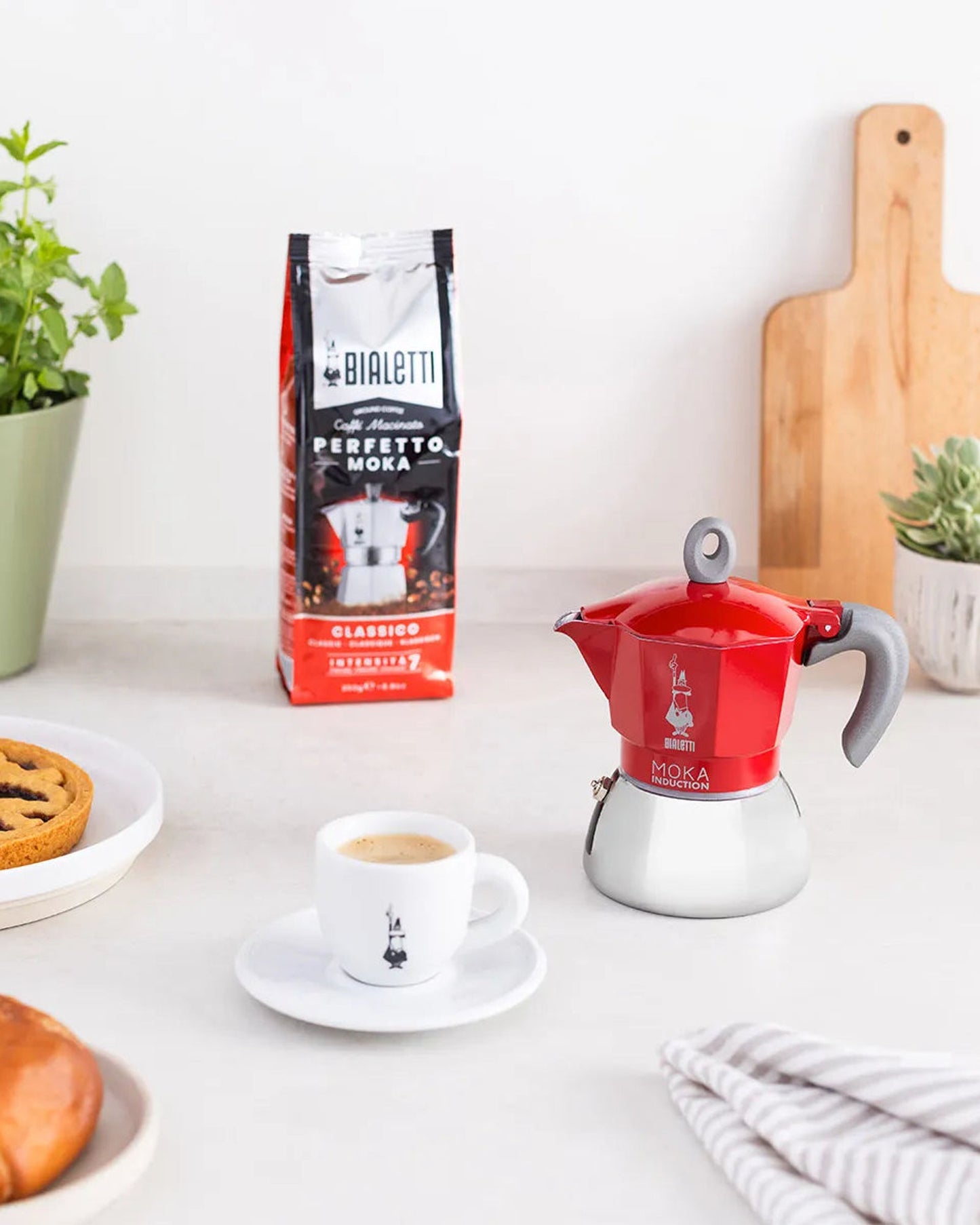 Bialetti New Moka Induction Red 2 Cups