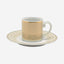 Dankotuwa Coffee Cup & Saucer Set 6+6 Foster Gold