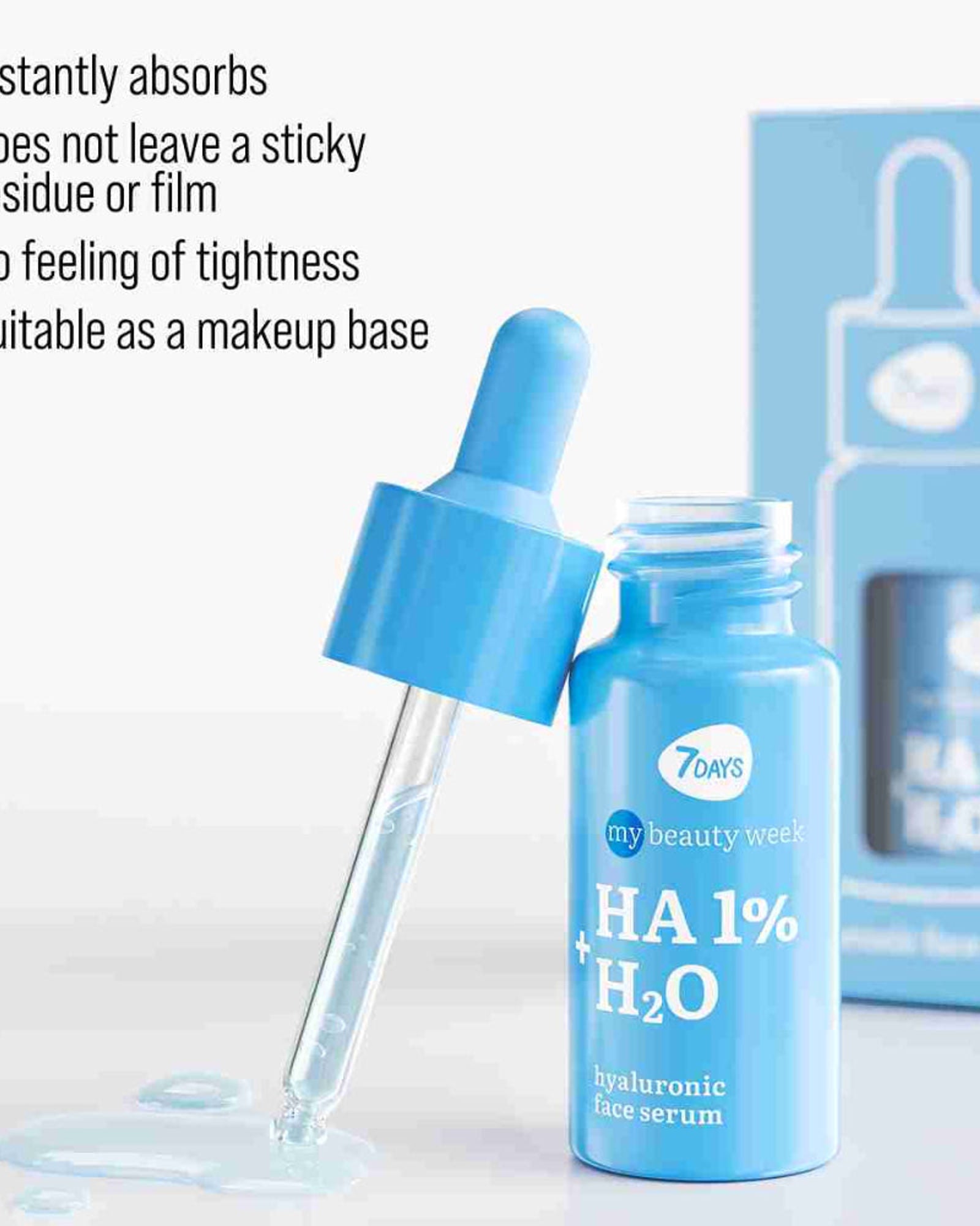 7DAYS Hydrating Face Serum with 1% Hyaluronic Acid 30ml