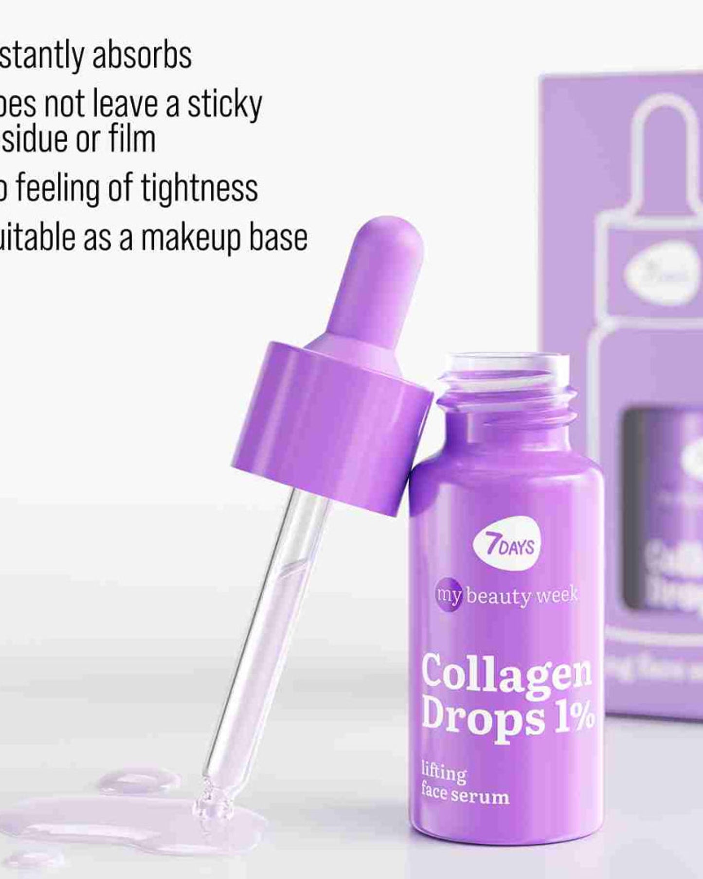 7DAYS Collagen Face Serum with Almond & Jojoba Oils 30ml