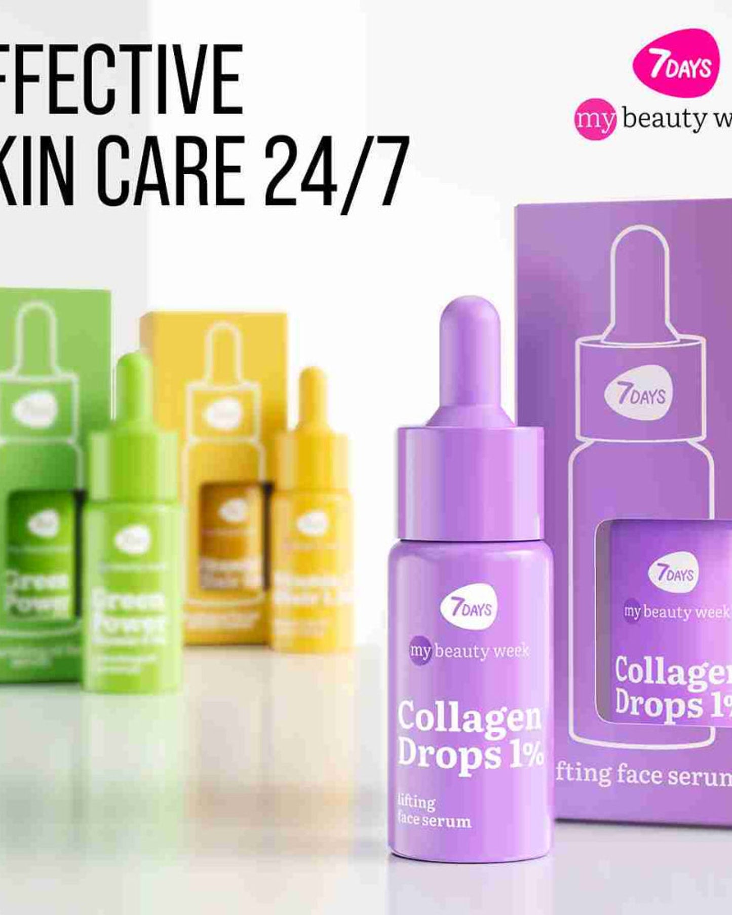 7DAYS Collagen Face Serum with Almond & Jojoba Oils 30ml