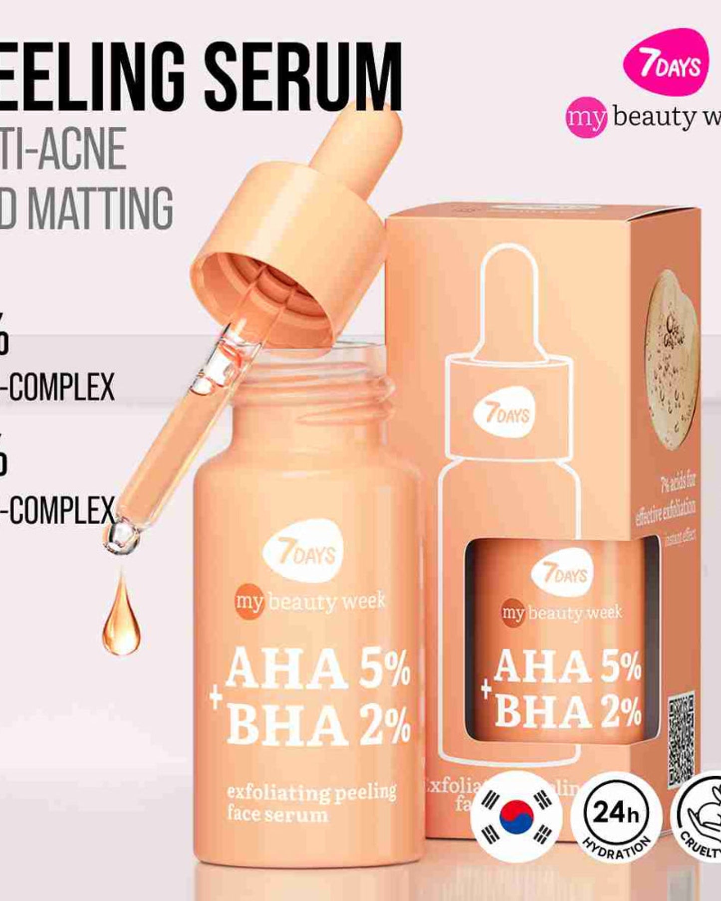 7DAYS Acid Peeling Face Serum AHA/BHA