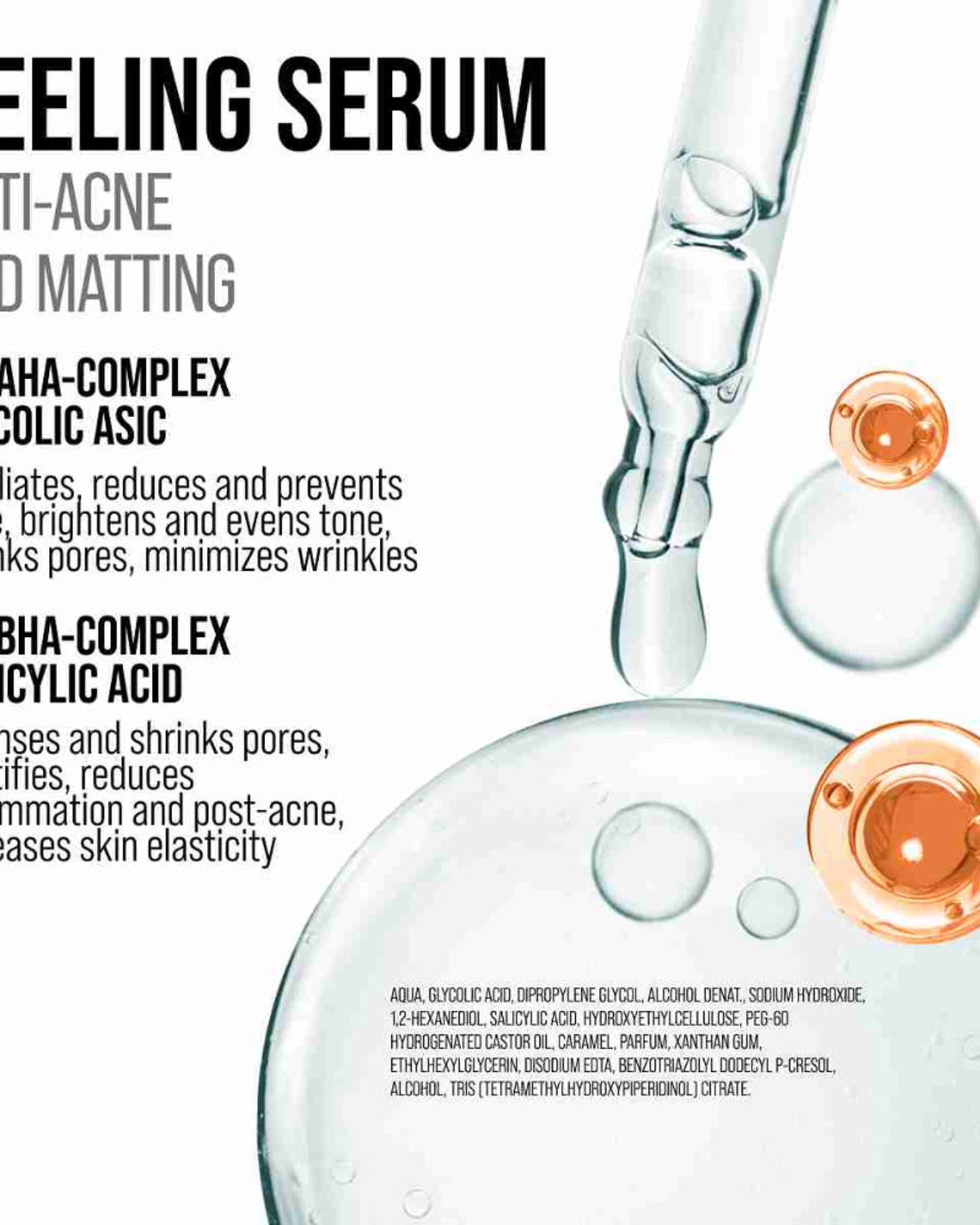 7DAYS Acid Peeling Face Serum AHA/BHA