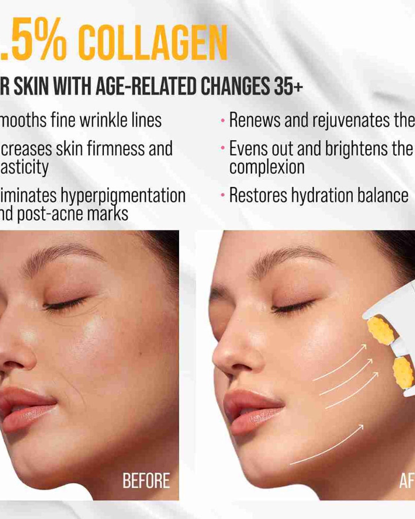 7DAYS Face Lift Cream with Collagen - Korean Skincare Face Moisturizer 40ml