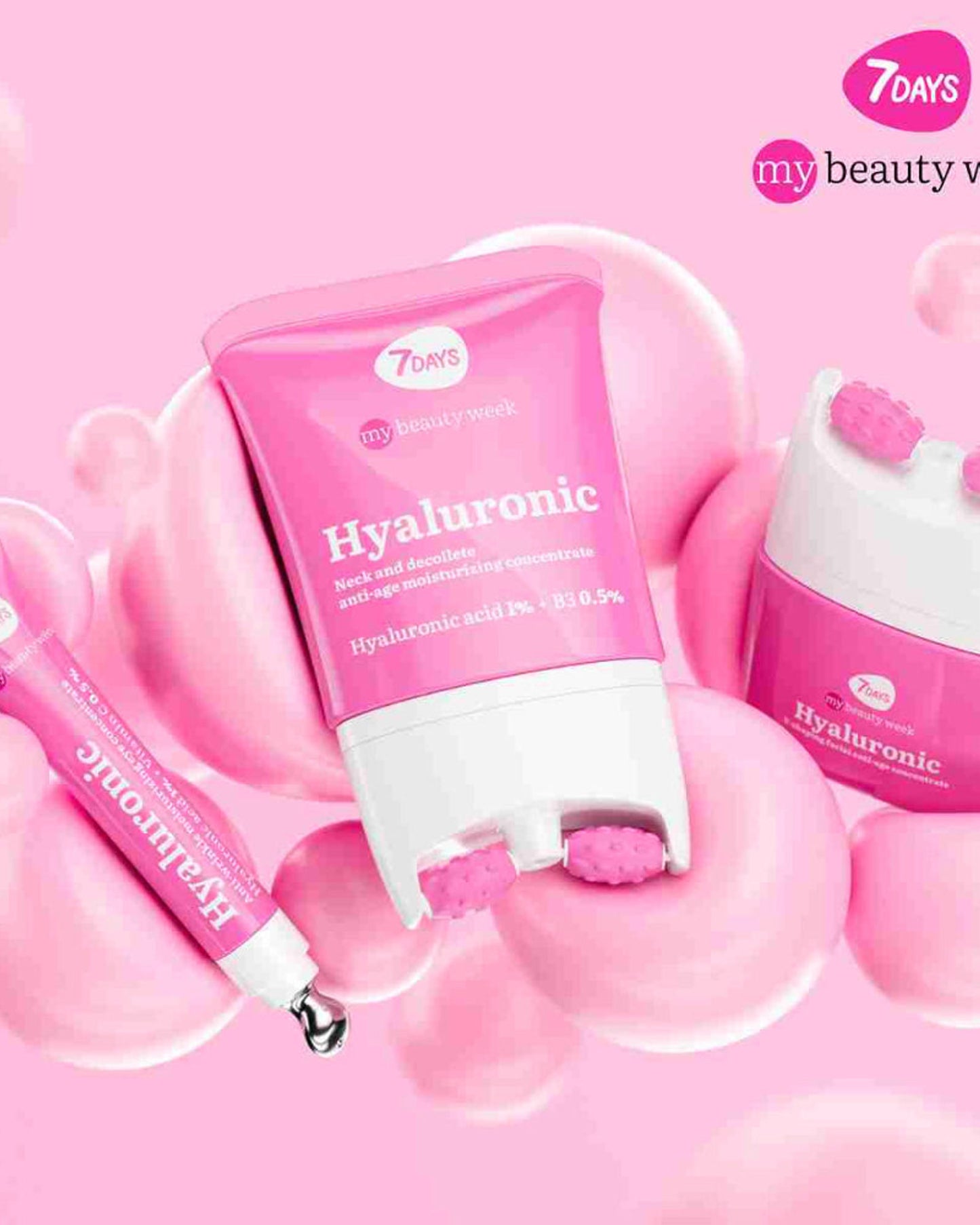 7DAYS Face Hydrating Cream with Hyaluronic Acid - Korean Skincare Face Moisturizer 80ml