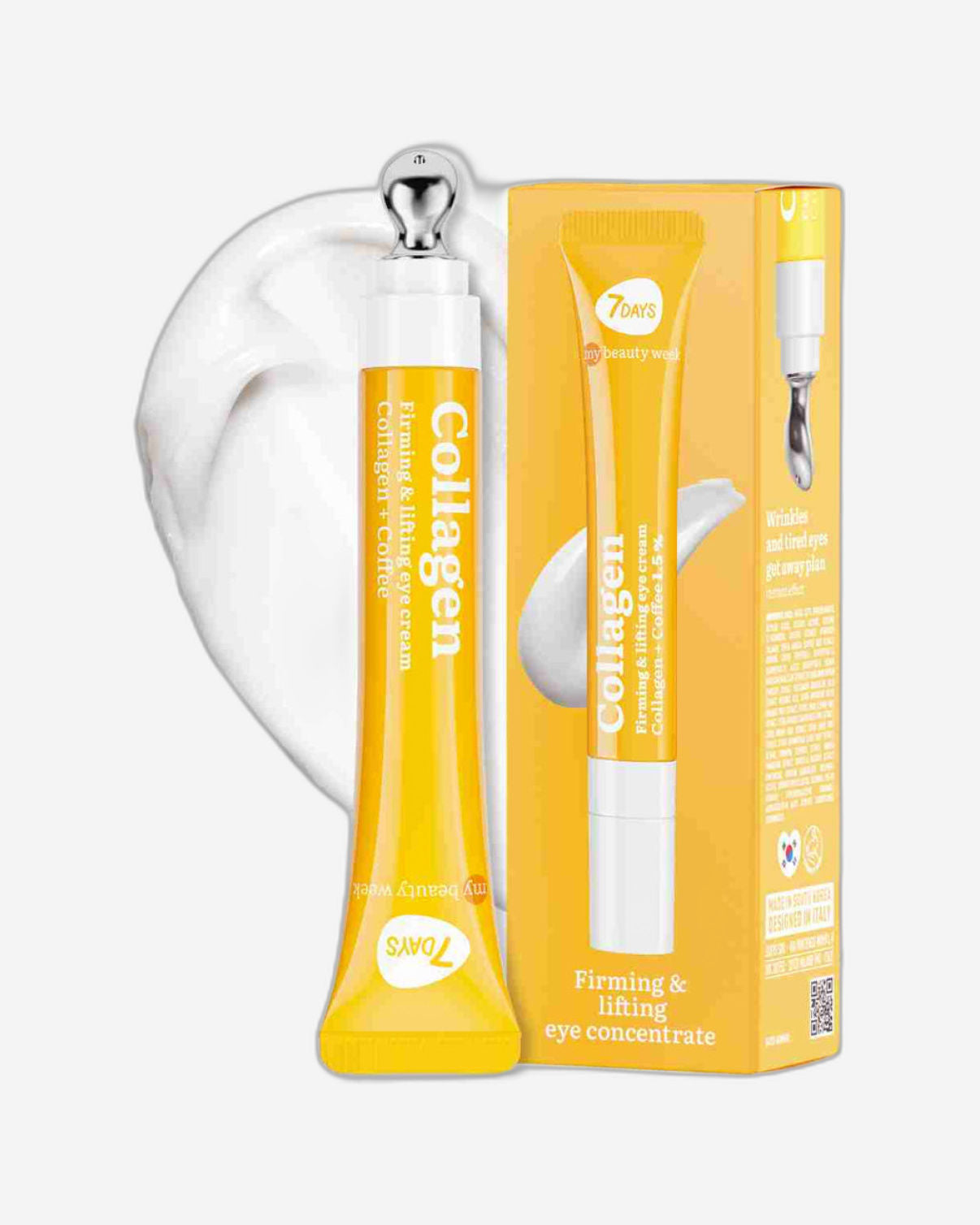 7DAYS Eye Cream with Collagen - Korean Skincare 18ml