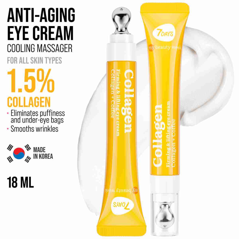 7DAYS Eye Cream with Collagen - Korean Skincare 18ml
