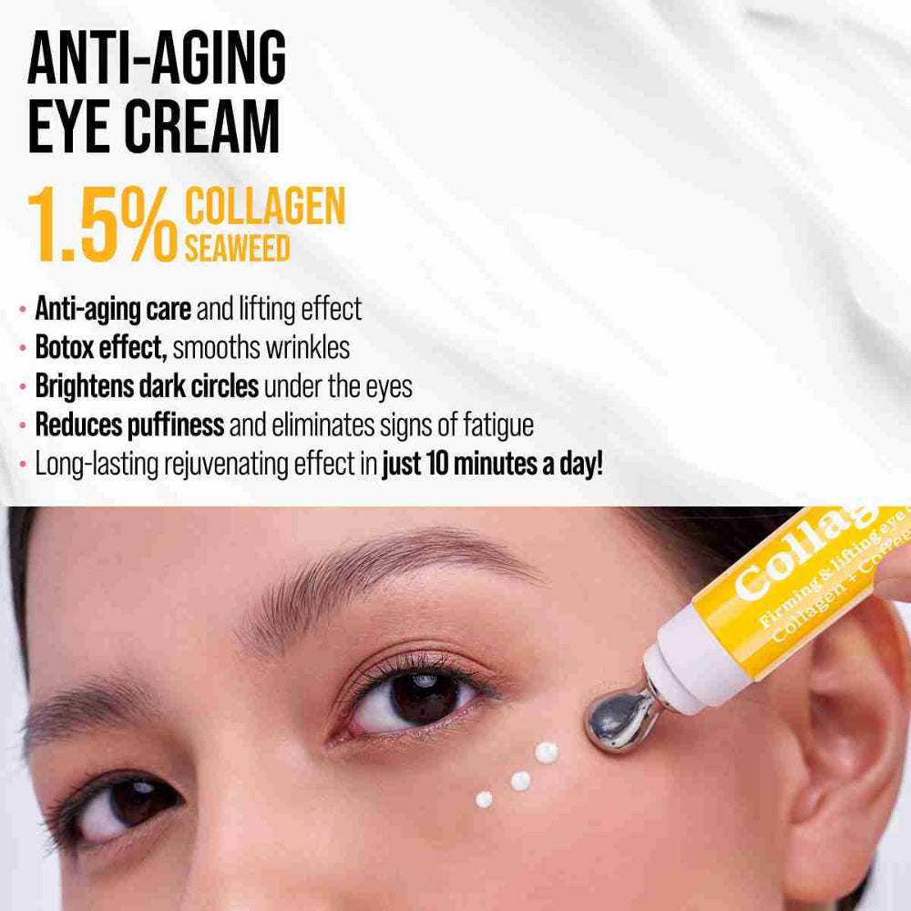 7DAYS Eye Cream with Collagen - Korean Skincare 18ml