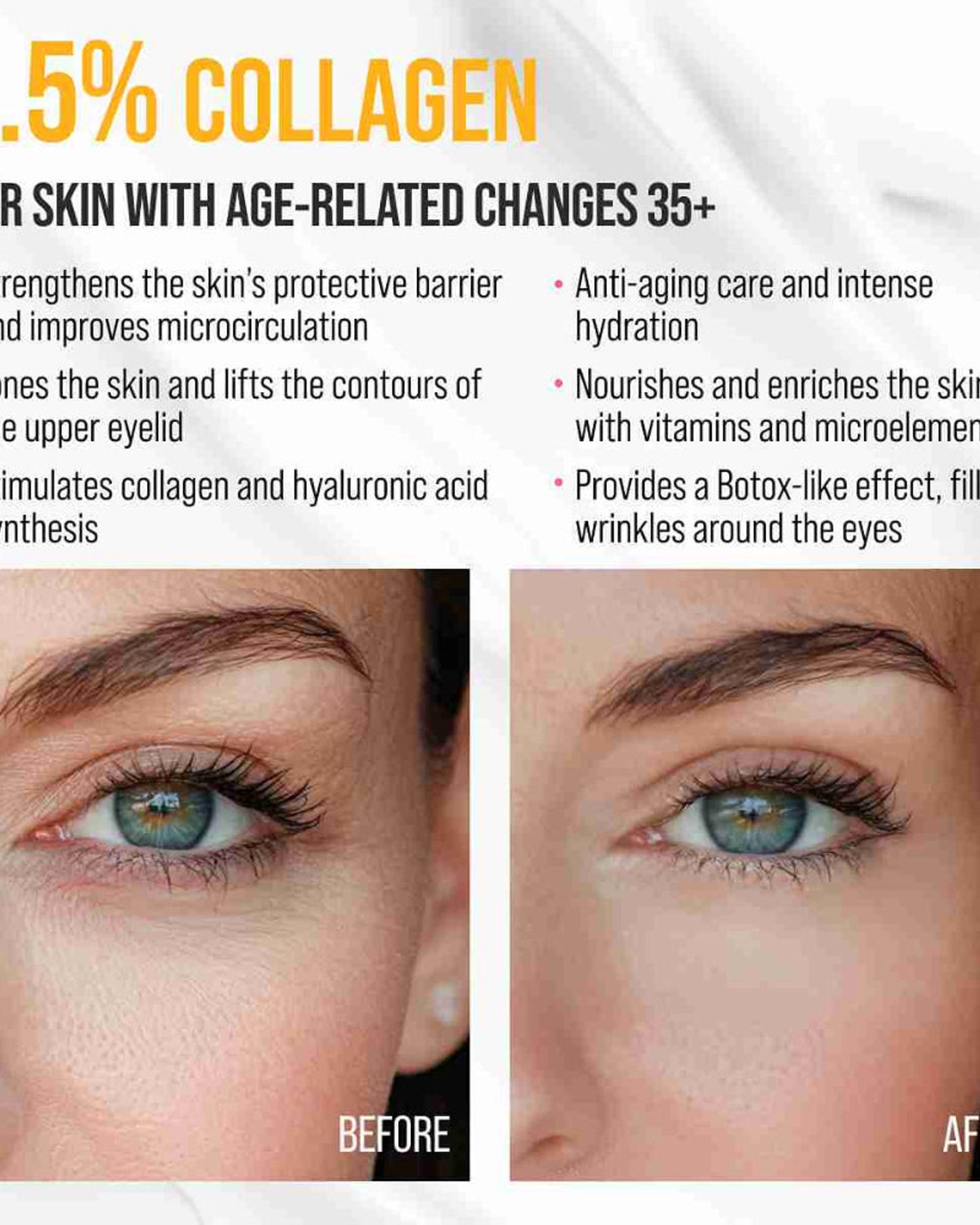 7DAYS Eye Cream with Collagen - Korean Skincare 18ml