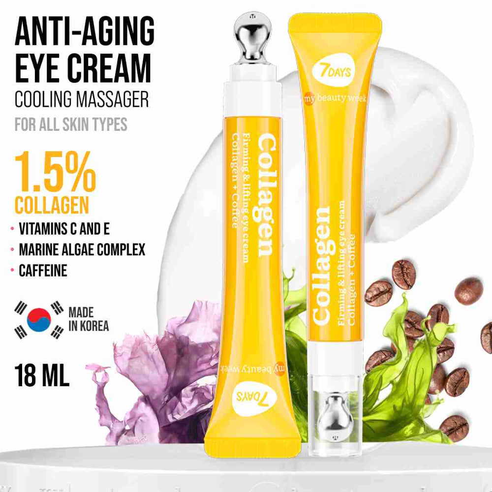 7DAYS Eye Cream with Collagen - Korean Skincare 18ml