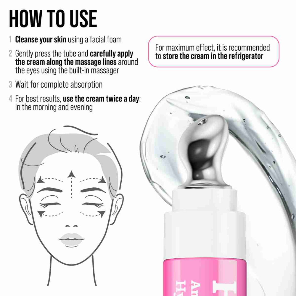 7DAYS Eye Cream with Hyaluronic Acid - Korean Skincare