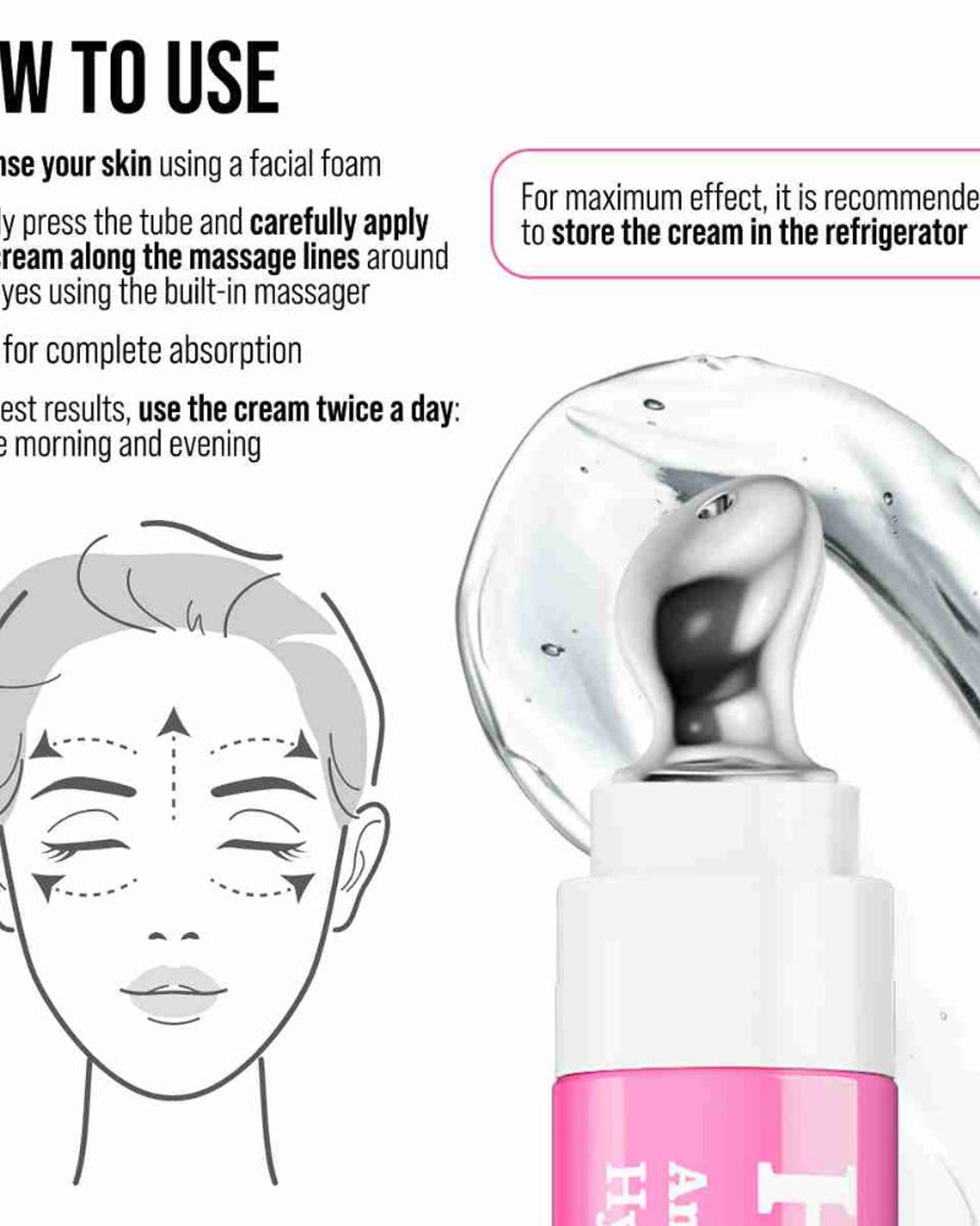 7DAYS Eye Cream with Hyaluronic Acid - Korean Skincare