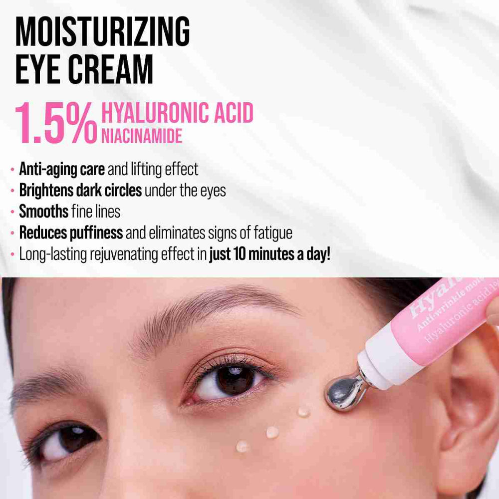 7DAYS Eye Cream with Hyaluronic Acid - Korean Skincare