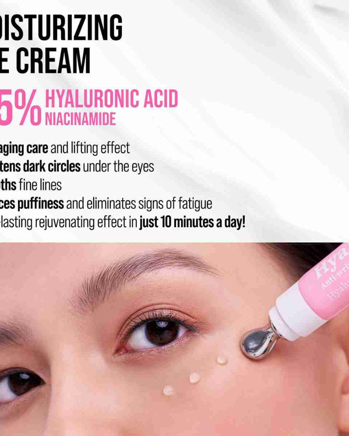 7DAYS Eye Cream with Hyaluronic Acid - Korean Skincare