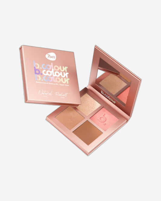7DAYS B.COLOUR Hyper Glow 4-in-1 Contour Palette
