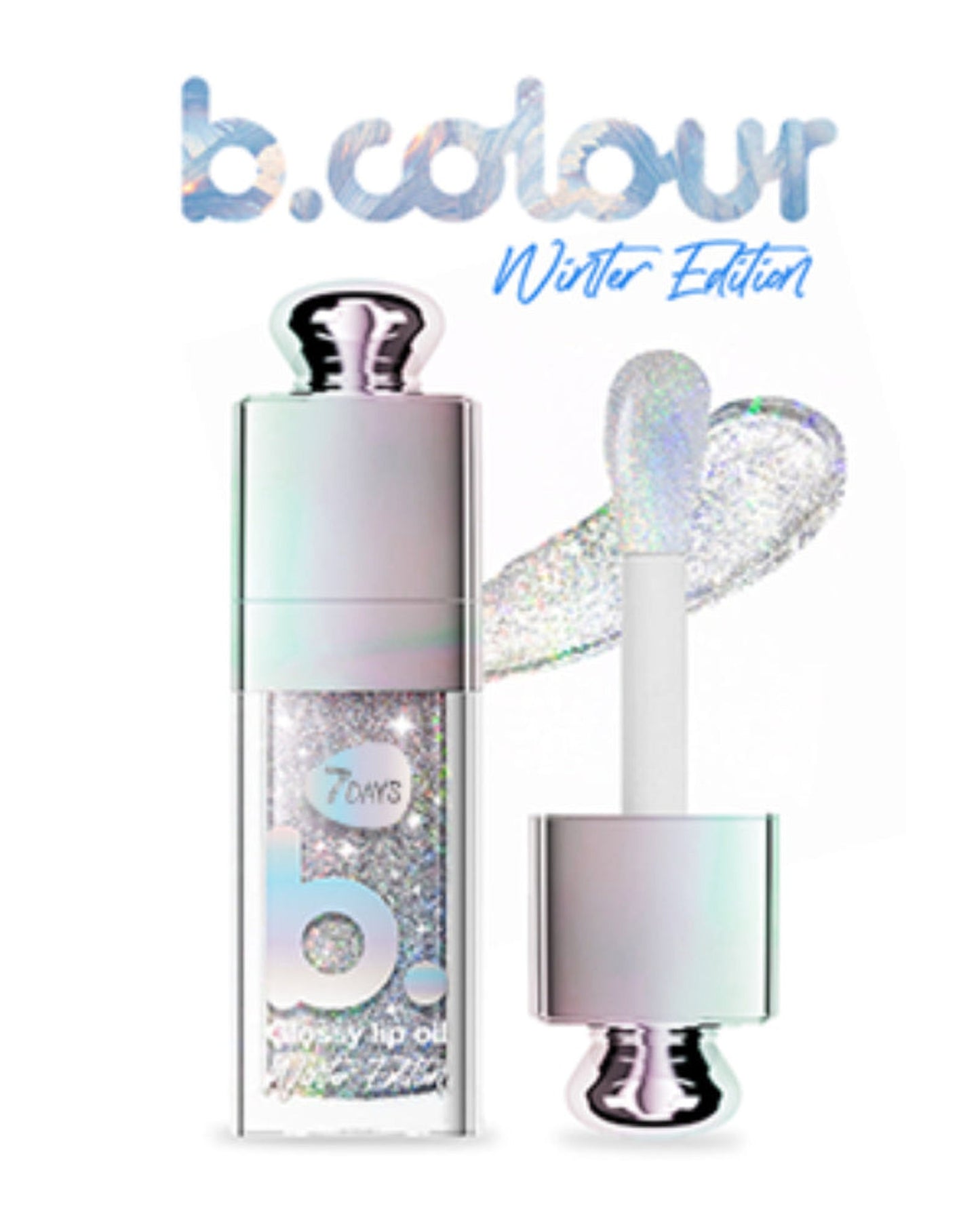 7DAYS B.COLOUR Glossy Lip Oil Winter Edition