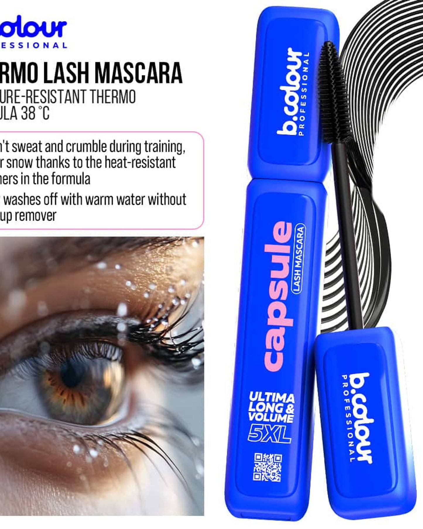 B.COLOUR PROFESSIONAL 5XL Volume Black Mascara