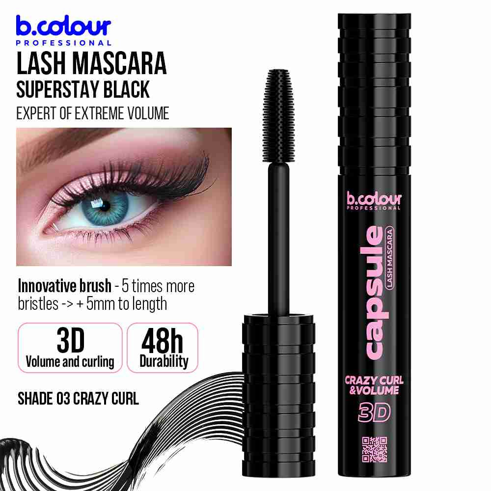 B.COLOUR PROFESSIONAL Crazy Curl Mascara