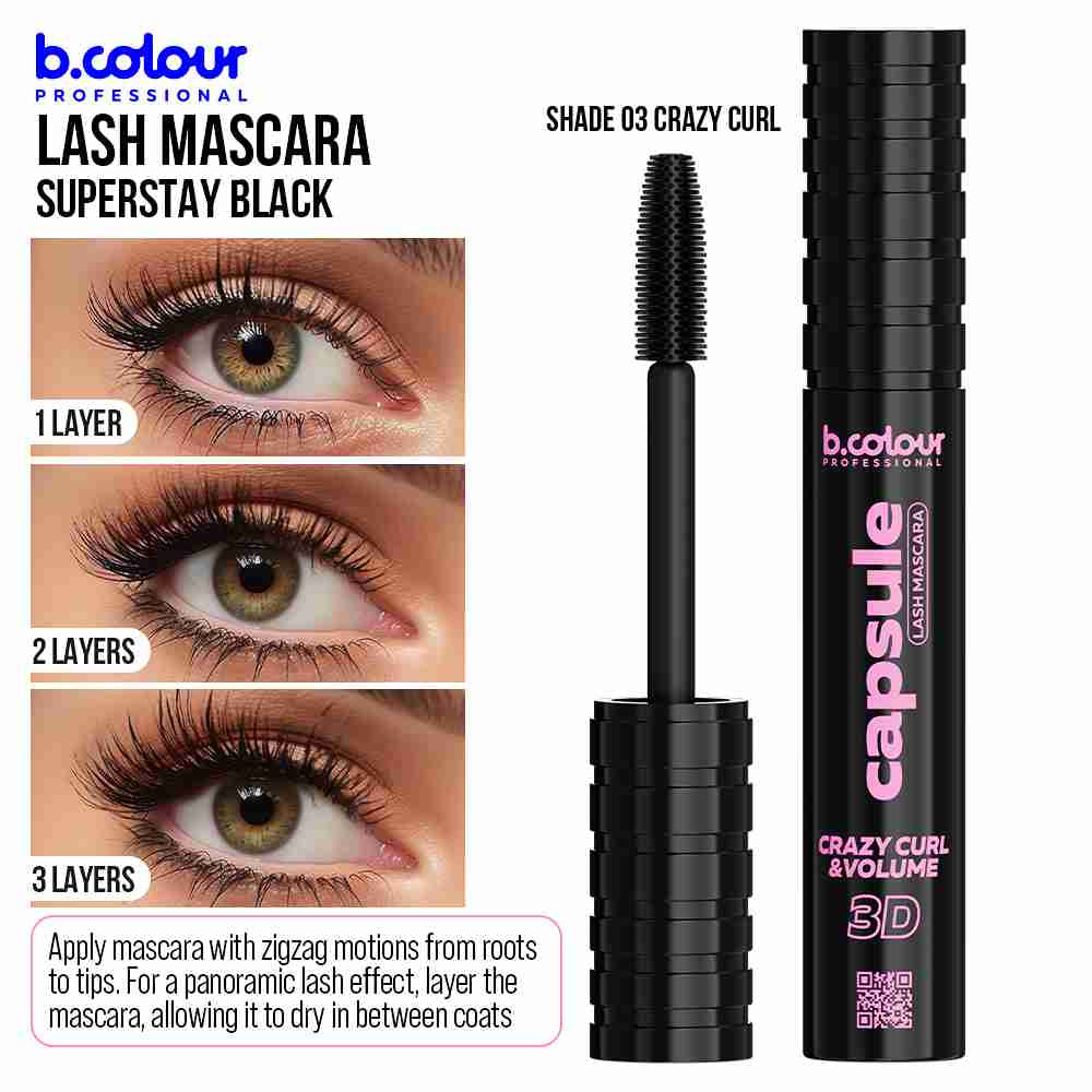 B.COLOUR PROFESSIONAL Crazy Curl Mascara
