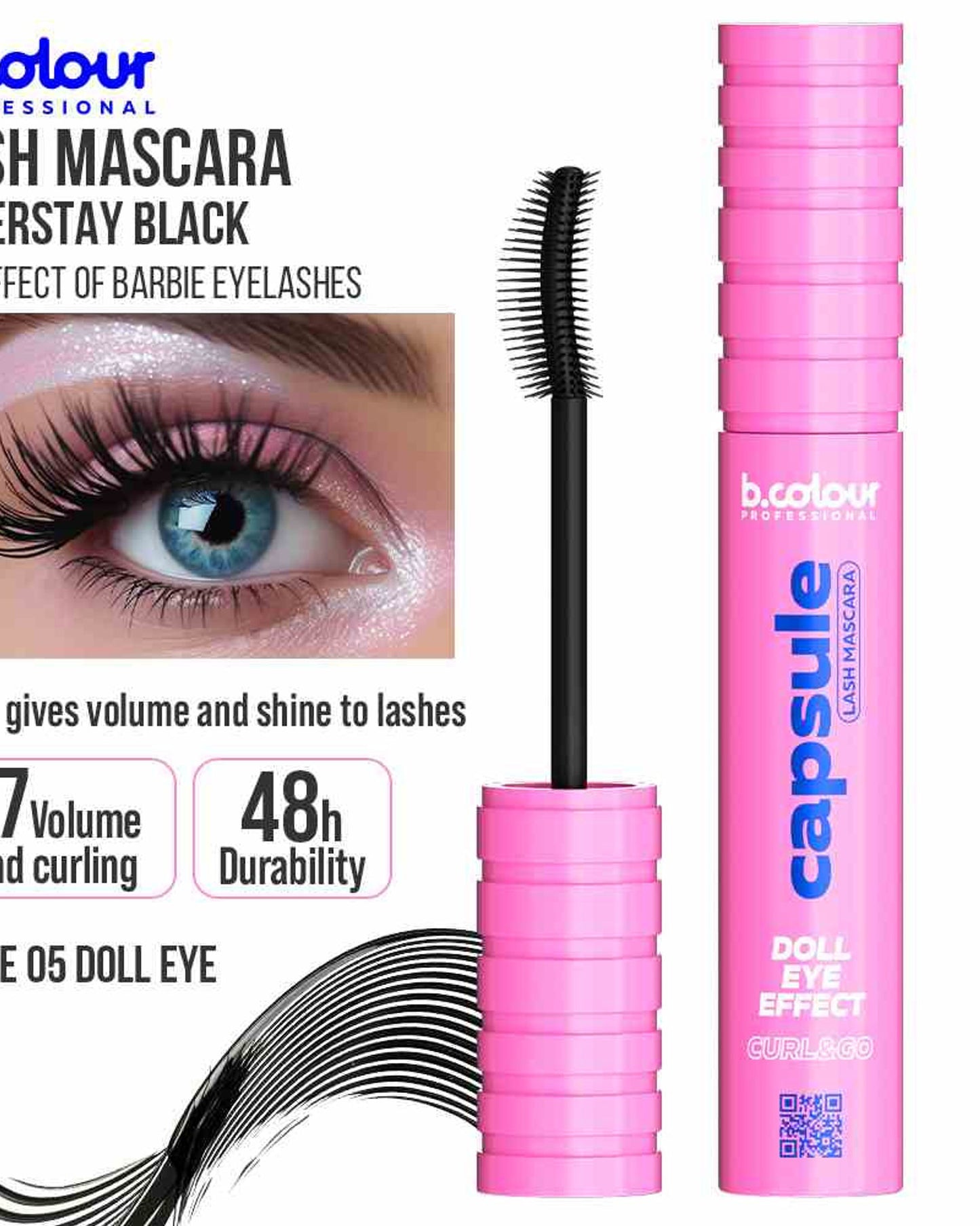 B.COLOUR PROFESSIONAL Doll Eye Mascara