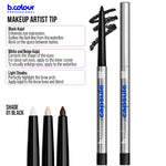 B.COLOUR PROFESSIONAL 01 Black Waterproof Kajal Eyeliner Pencil