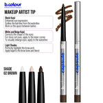 B.COLOUR PROFESSIONAL 02 Brown Waterproof Kajal Eyeliner Pencil