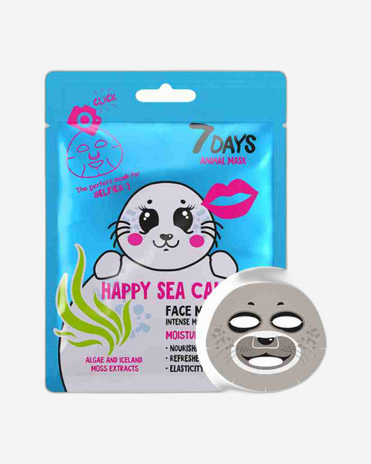 7DAYS Happy Sea Calf Face Mask Set (3 Pack) - Hydrating, Nourishing, Lifting & Toning