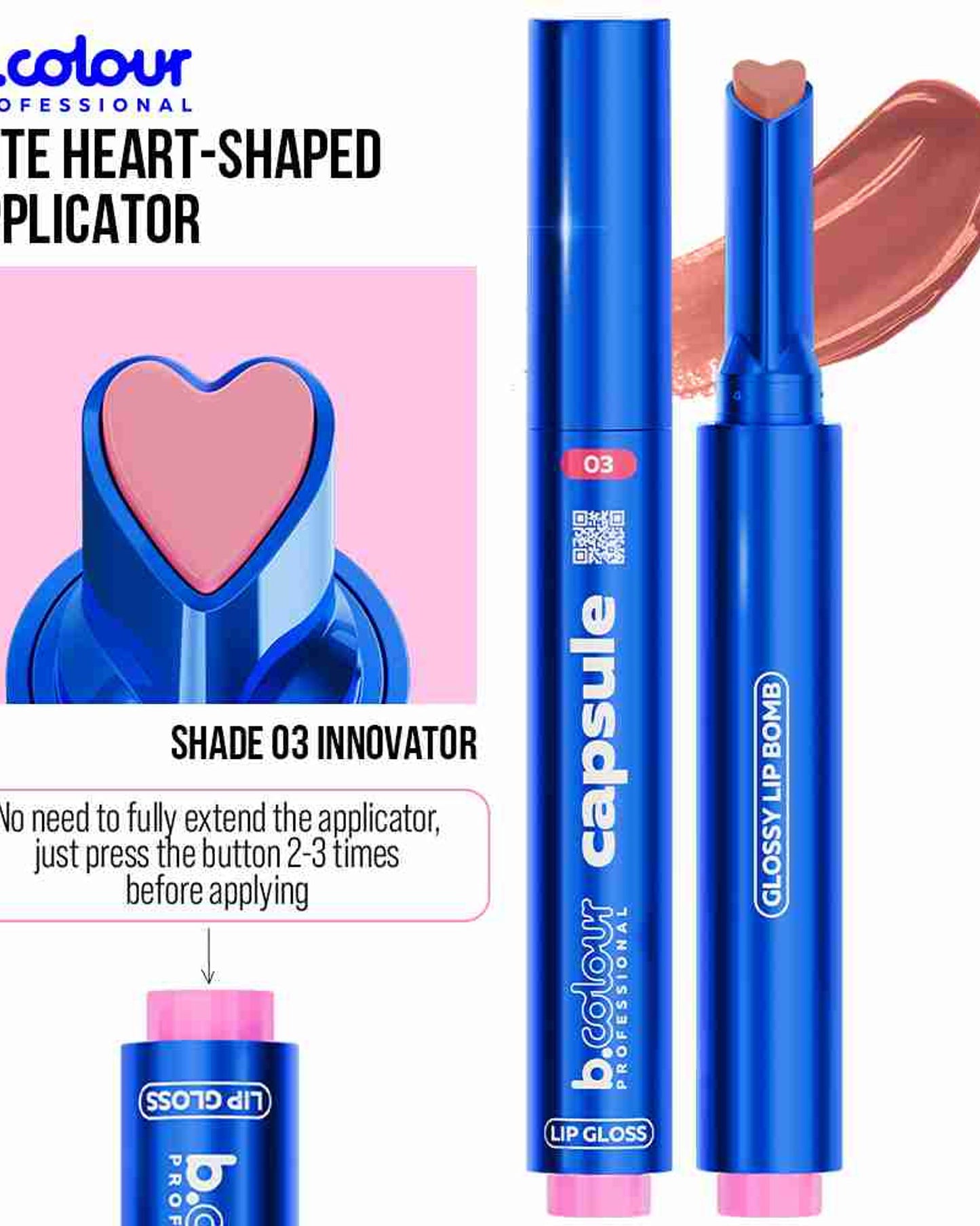 B.COLOUR PROFESSIONAL 03 Innovator Lip Gloss