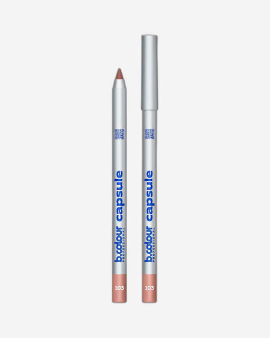 B.COLOUR PROFESSIONAL Lip Liner 103 - Long-Lasting Matte Lip Pencil in Rose Nude