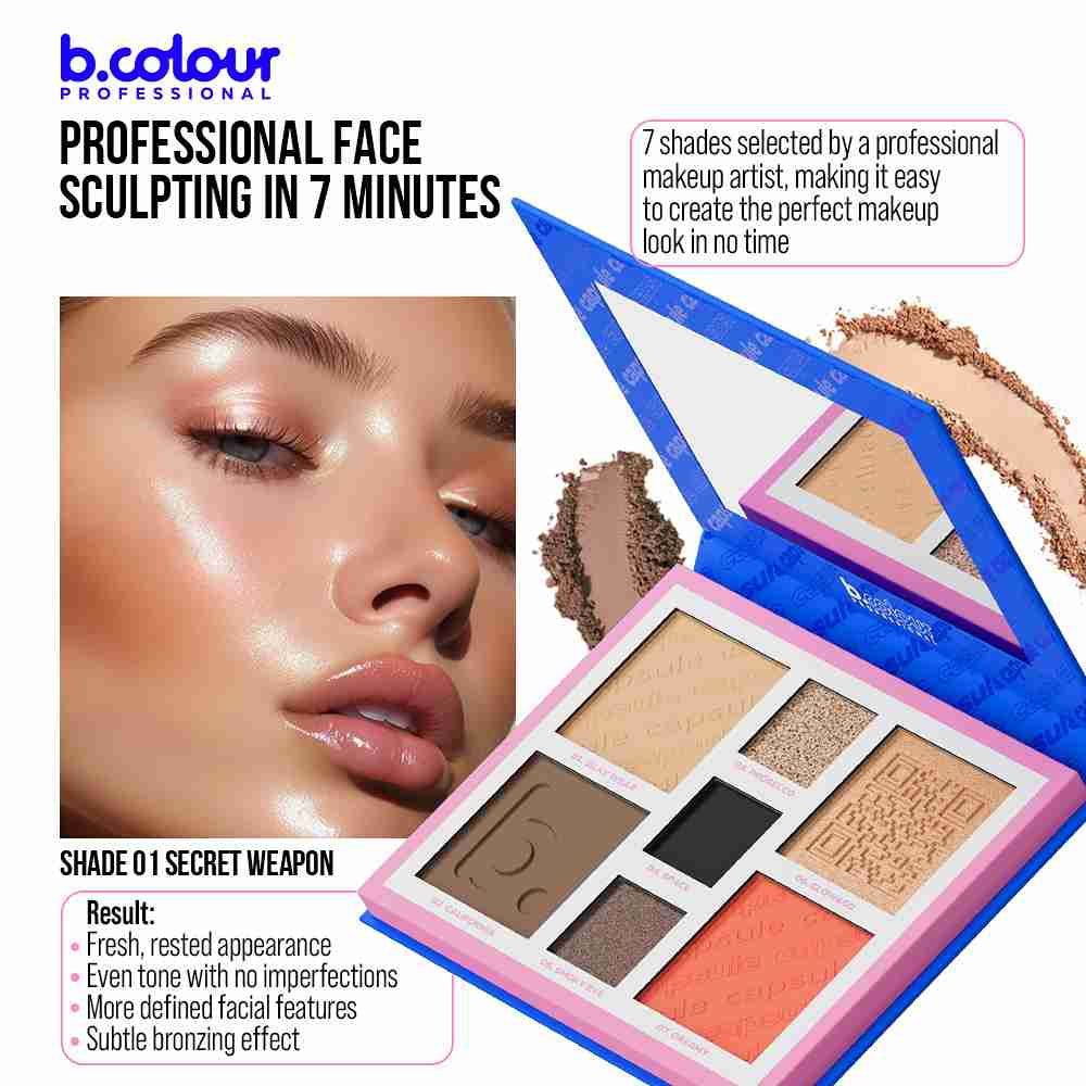 B.COLOUR PROFESSIONAL Secret Weapon 7-in-1 Face Palette