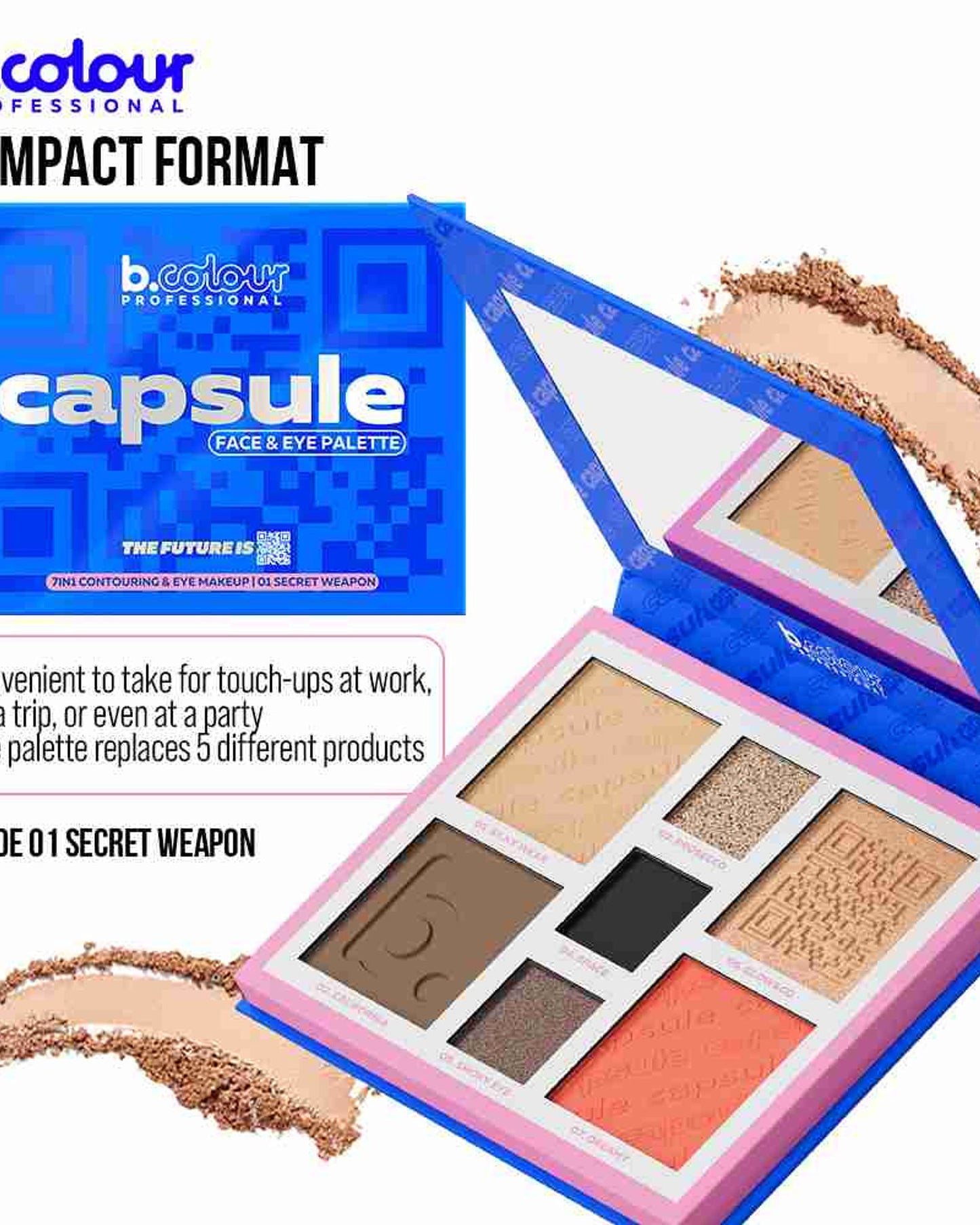B.COLOUR PROFESSIONAL Secret Weapon 7-in-1 Face Palette